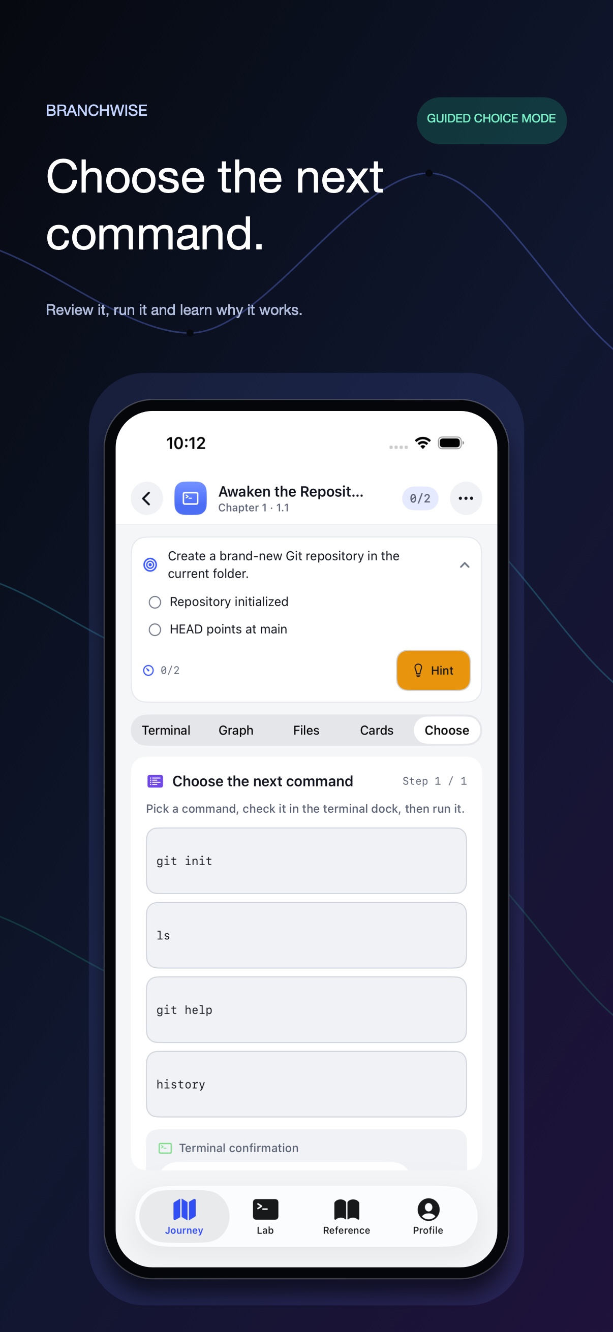 Branchwise interface